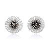McTeigue & McClelland 18K Gold Dandelion Diamond Earrings