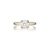 A 14K Gold Diamond Solitaire Ring