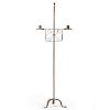 Wrought Iron Double Candlestand