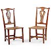 American Chippendale Side Chairs