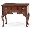 English Queen Anne-style Lowboy