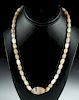 Ancient Persian Banded Agate Beaded Necklace