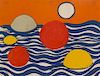Alexander Calder, (American, 1898-1976), Circles and Waves, 1970