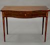 Mahogany Federal style inlaid server. ht. 31 in., wd. 41 in.