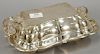 Sterling silver covered vegetable dish. ht. 3 1/2 in., lg. 11 1/2 in., 29.8 t oz.