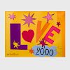 Yves Saint Laurent Love Poster, 2000