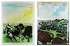 MORLEY, Malcolm. Two (2) Color Lithographs.