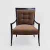 Harvey Probber Caned and Ebonized Chair