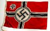 German WWII Kriegsmarine Battle Flag  