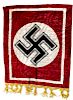 German WWII Plush Podium Flag  