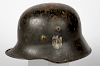 German WWII Transitional Helmet 