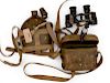 Japanese WWII Canteen and Binoculars in Case 