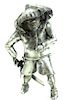 Buccellati Sterling Silver Figural Warrior Figure