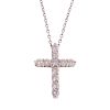 A Platinum Diamond Cross by Tiffany & Co.
