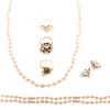 A Selection of Lady's Pearl Jewelry in 14K