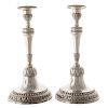 Pair Buccellati sterling silver candlesticks