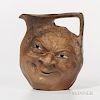 Martin Brothers Stoneware Double Face Jug