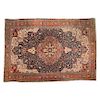 Rare antique Serapi carpet, approx. 15 x 21.7