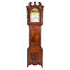 William IV mahogany tall case clock