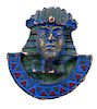 A Lyric Opera Egyptian Revival Paper Mache Mask Height 21 inches.