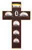 Roger Brown, (American, 1940-1997), Ranchers Crucifix Gold St. Albuquerque, 1975