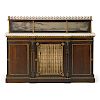 VICTORIAN GILT BRONZE MOUNTED ROSEWOOD CREDENZA