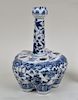 Chinese Blue/White Porcelain Tulip Vase
