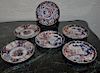 Six Imari Style Porcelain Plates