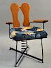 Whitmore Boogaerts Kinetic Oak/Wrought Iron Chair