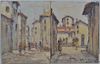 J. Albert, Two O/C Paintings of French Villages