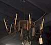 American Country Tin 8-Light Chandelier