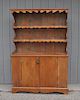 American Country Pine Pewter Cupboard