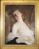 L.E. Jardon, 1883 Nude Portrait of a Young Woman