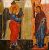 * Rostov-Suzdal School, (Circa 1400), The Annunciation