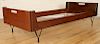 ITALIAN ROSEWOOD DAY BED IRON LEGS BY ISA C.1950