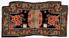 Antique Tibetan Saddle Rug: 3'7'' x 1'11''