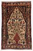 Antique Ferahan Sarouk Prayer Rug: 4'2'' x 6'7''