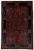 Antique Kashan Prayer Rug: 4'3'' x 6'4''