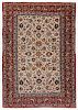 Semi-Antique Isfahan Rug: 4'10'' x 6'11''