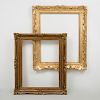 Two Louis XV Style Large Giltwood Frames
