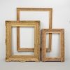 Three Régence Style Carved Giltwood Frames