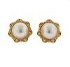Tiffany &amp; Co 18k Gold Classic Pearl Earrings