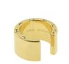 Chanel 18k Gold Cuff Open Band Ring