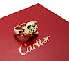 Cartier 18 K Yellow Gold Panther Ring in 18k Yellow Gold