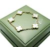 Van Cleef & Arpels Vintage Alhambra 5 Motif Mother of Pearl Bracelet