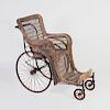 Edwardian Caned Wheel Chair