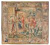 * A Flemish Wool Tapestry 11 feet 3 inches x 12 feet 8 inches.