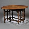 Maple Oval Table with Falling Leaves