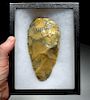 Finest Prehistoric Golden Neanderthal Mousterian Axe