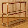 BAMBOO FORM BOOKCASE MANNER OF BILLY HAINES C1970